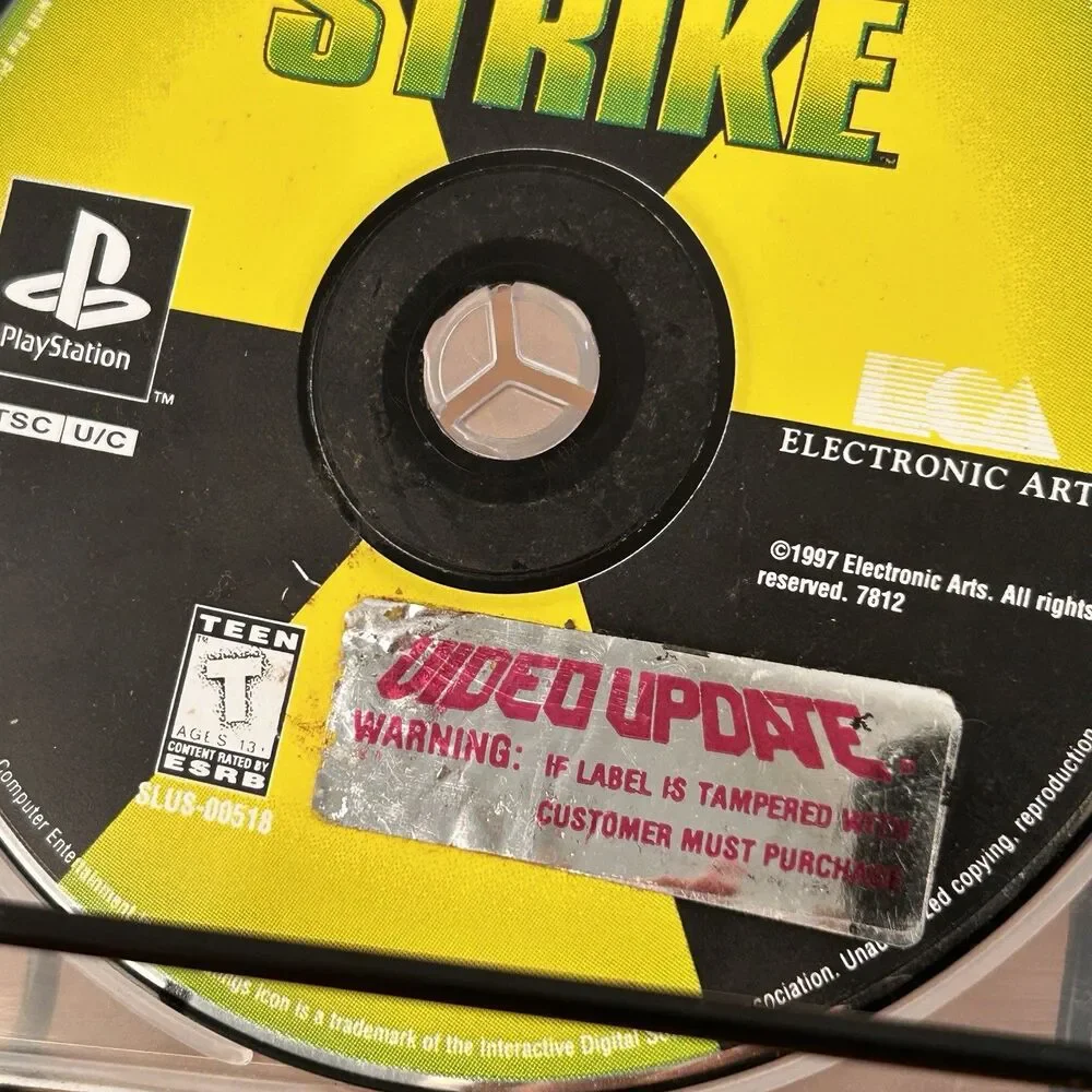 Nuclear Strike Sony PlayStation 1 PS1 Disc With Plastic Case